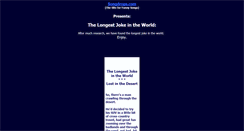 Desktop Screenshot of longestjokeintheworld.com